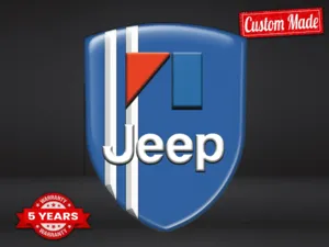 Jeep Banner Parabrisas Auto Pro Máximo Resistente Elegante
